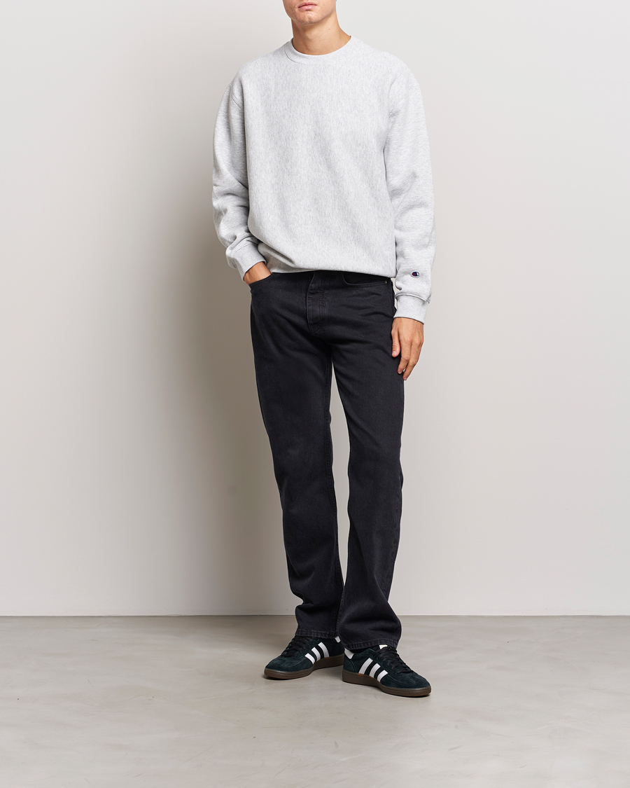 Heren | Truien | Champion | Reverse Weave Soft Fleece Sweatshirt Grey Melange