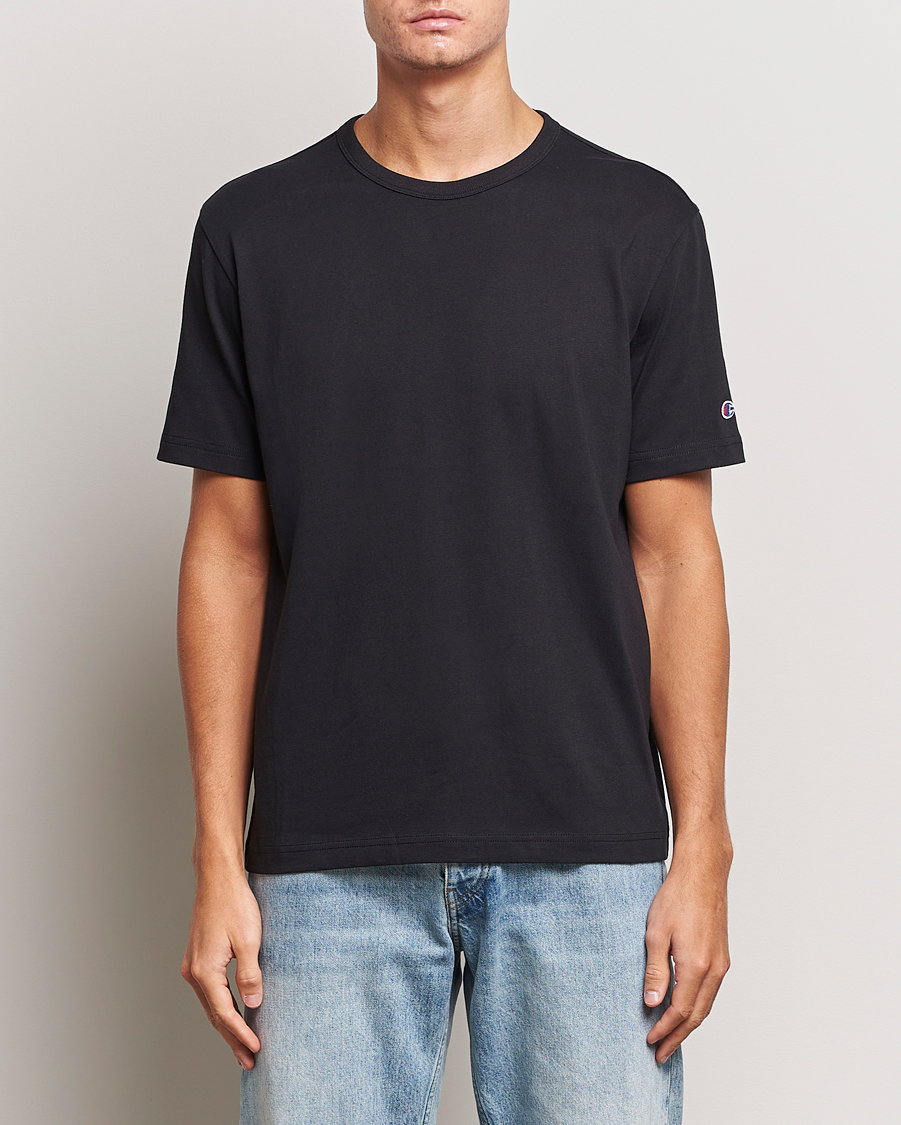 Homme | T-shirts | Champion | Jersey Crew Neck T-shirt Black Beauty