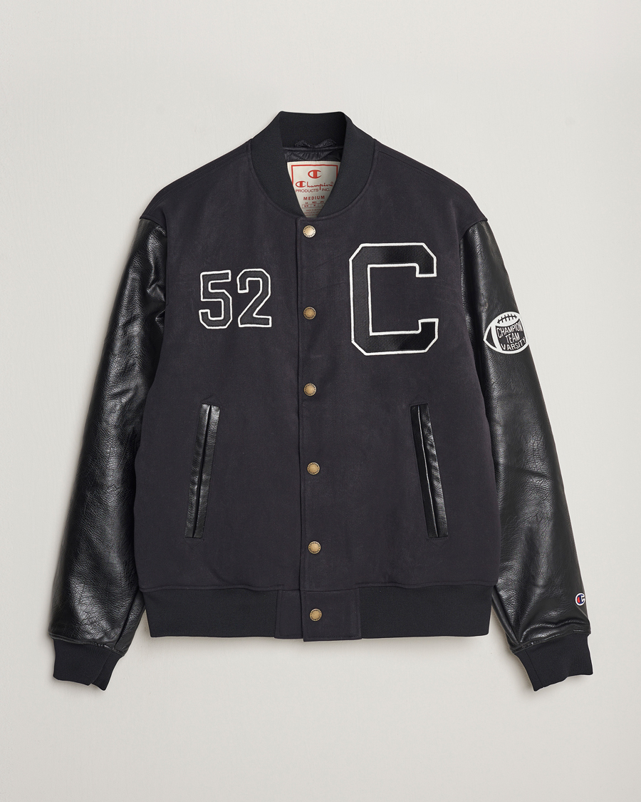 Heren | Jassen | Champion | Archive Varsity Bomber Jacket Black Beauty