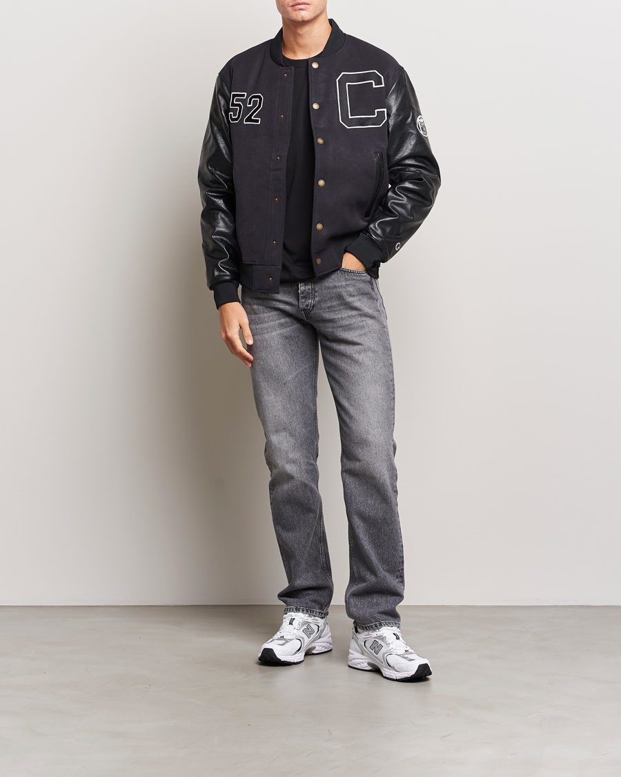 Heren | Jassen | Champion | Archive Varsity Bomber Jacket Black Beauty