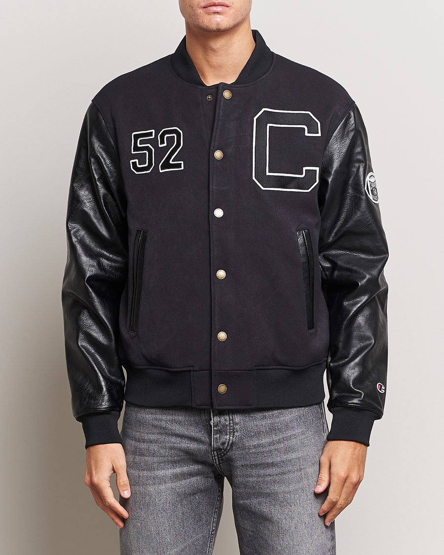 Heren | Jassen | Champion | Archive Varsity Bomber Jacket Black Beauty