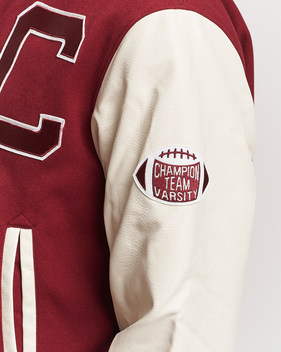 Homme | Manteaux Et Vestes | Champion | Archive Varsity Bomber Jacket Cabernet