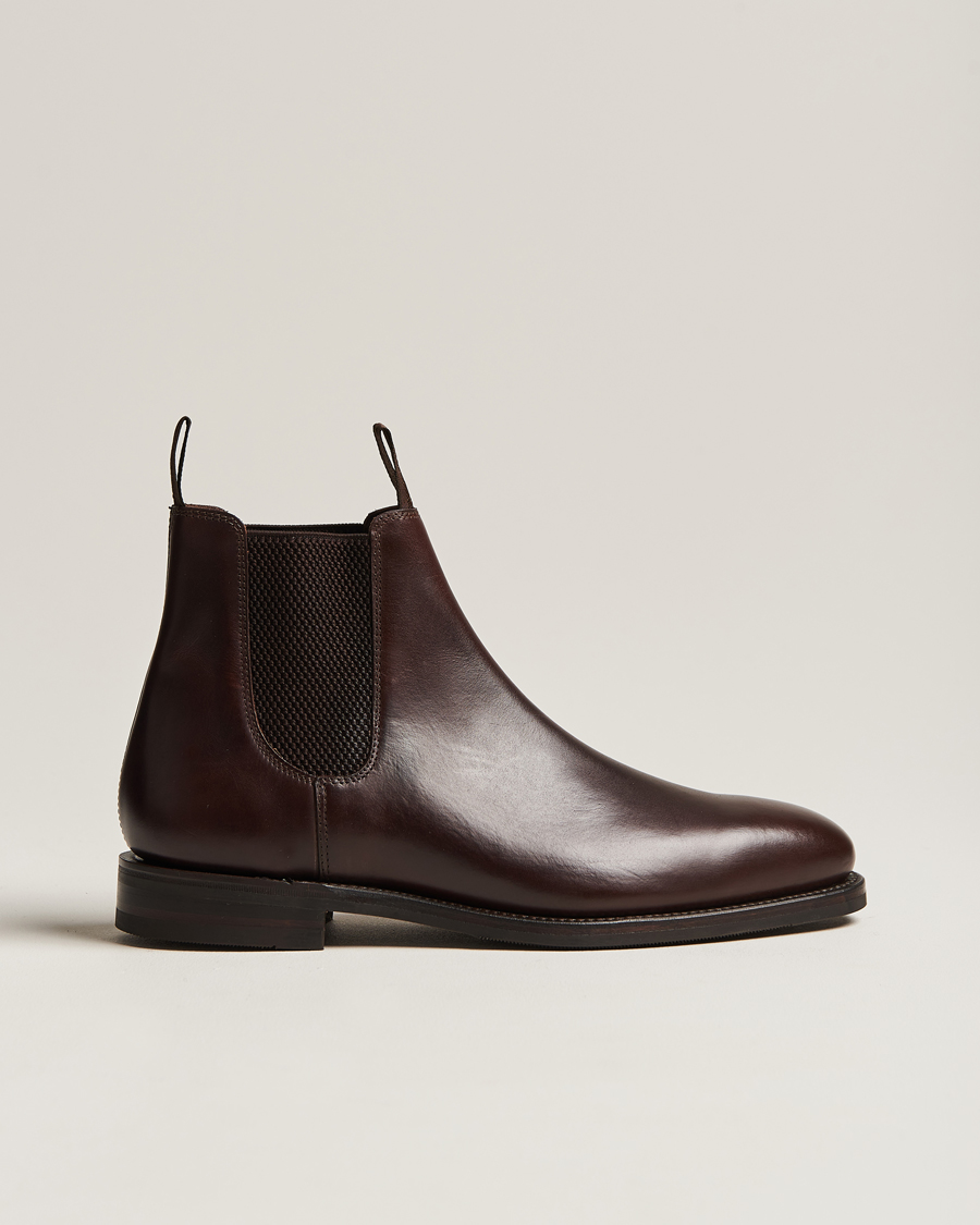 Homme | Bottes | Loake 1880 | Emsworth Chelsea Boot Dark Brown Leather