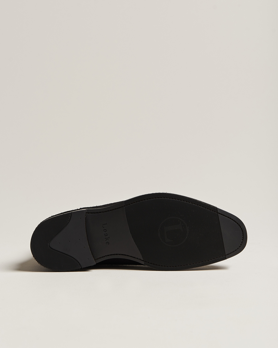 Homme | Loake 1880 Emsworth Chelsea Boot Black Suede | Loake 1880 | Emsworth Chelsea Boot Black Suede