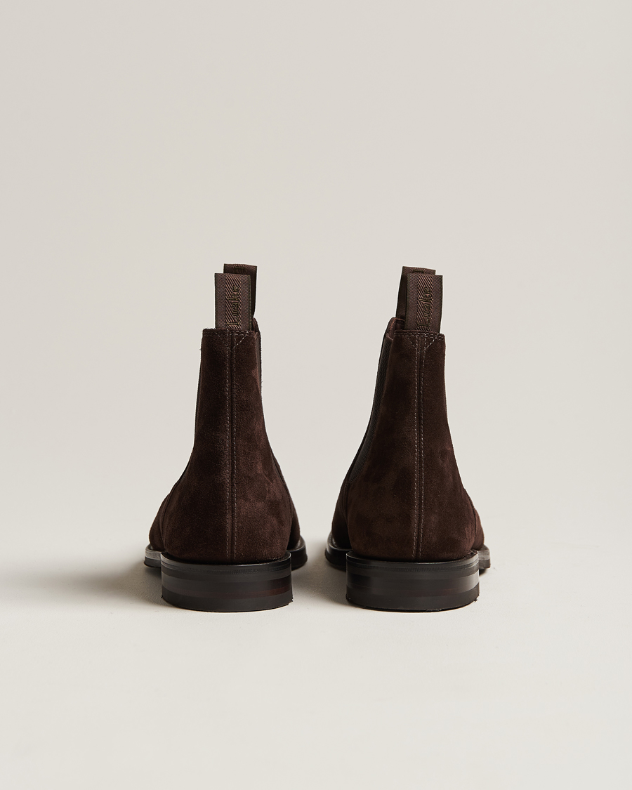Homme | Loake 1880 Emsworth Chelsea Boot Dark Brown Suede | Loake 1880 | Emsworth Chelsea Boot Dark Brown Suede