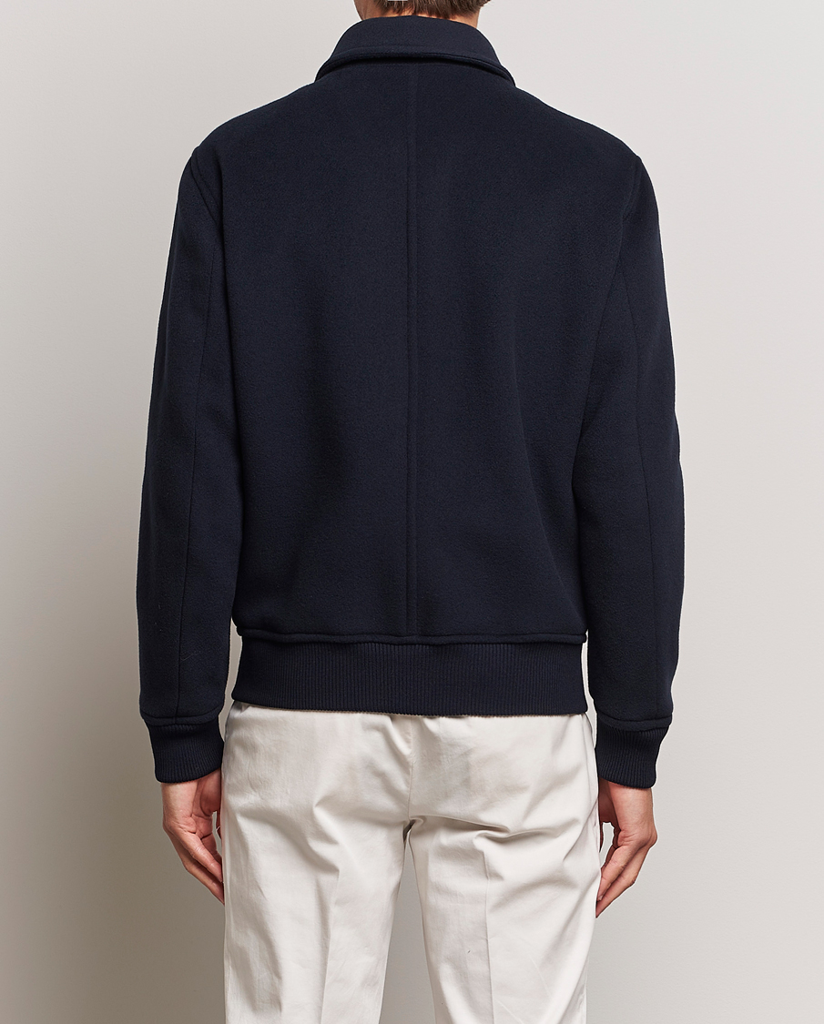 Homme | Manteaux Et Vestes | Kiton | Wool/Cashmere Bomber Jacket Navy