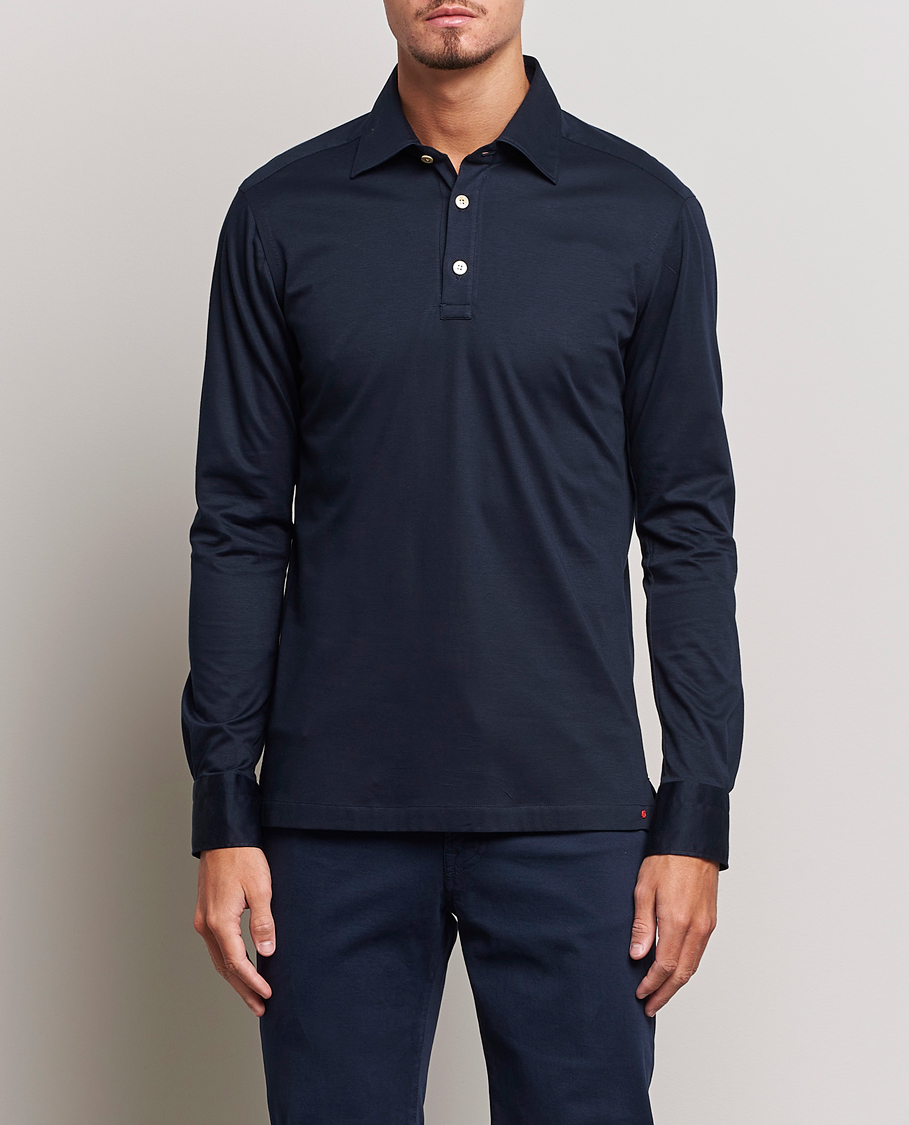 Homme | Chemises | Kiton | Popover Shirt Navy