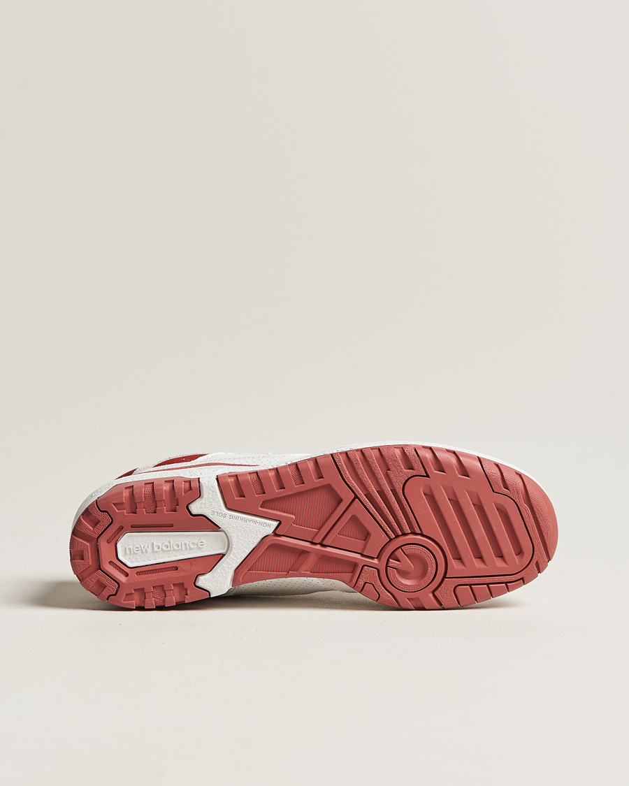 Homme | New Balance 550 Sneakers White/Red | New Balance | 550 Sneakers White/Red