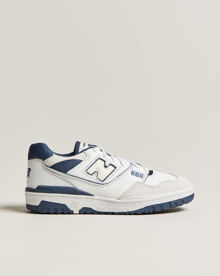 Homme | New Balance 550 Sneakers White/Blue | New Balance | 550 Sneakers White/Blue