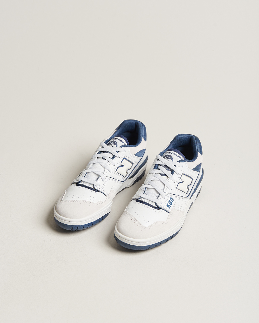 Homme | New Balance 550 Sneakers White/Blue | New Balance | 550 Sneakers White/Blue