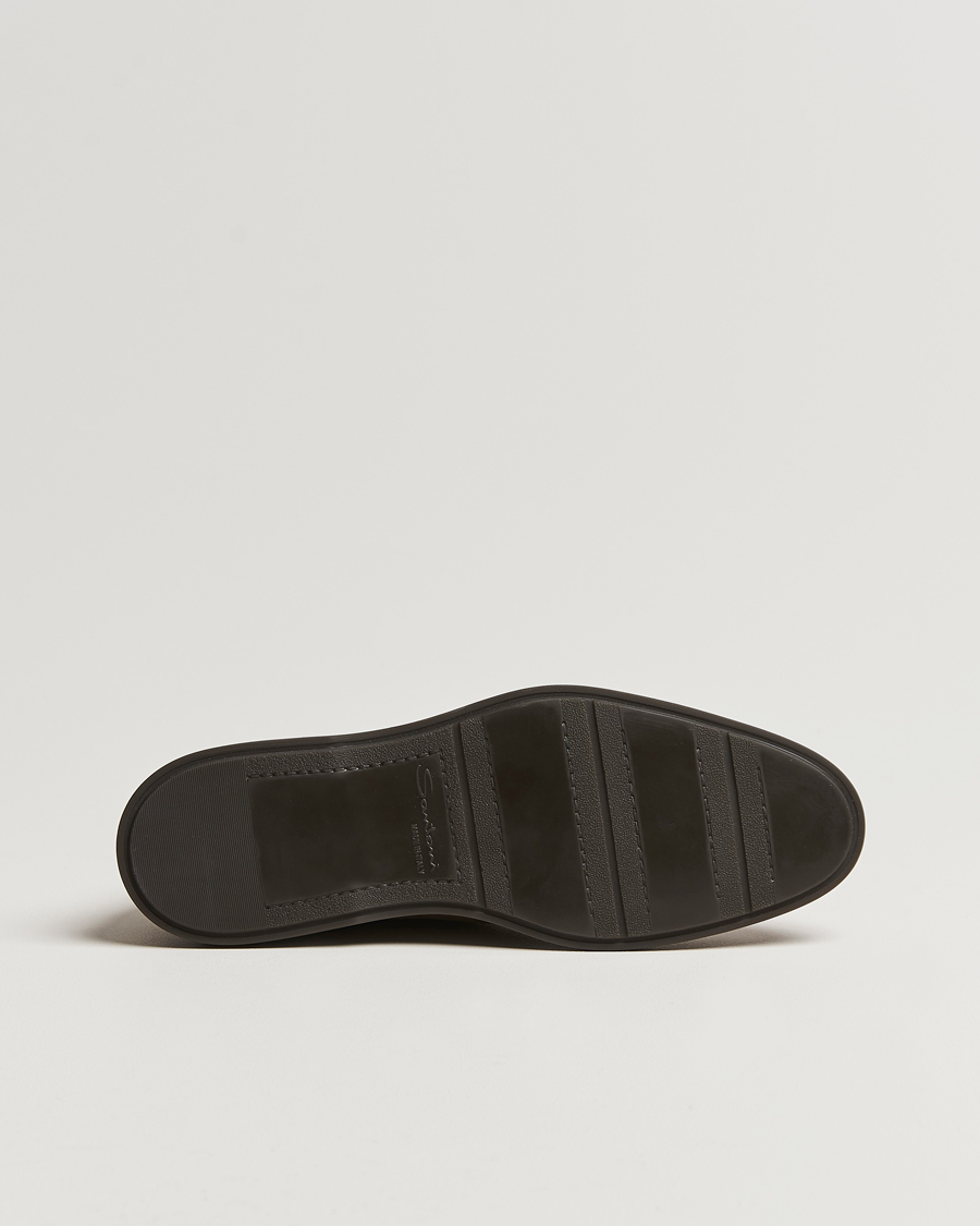 Homme | Santoni Open Chukka Boots Dark Brown Suede | Santoni | Open Chukka Boots Dark Brown Suede