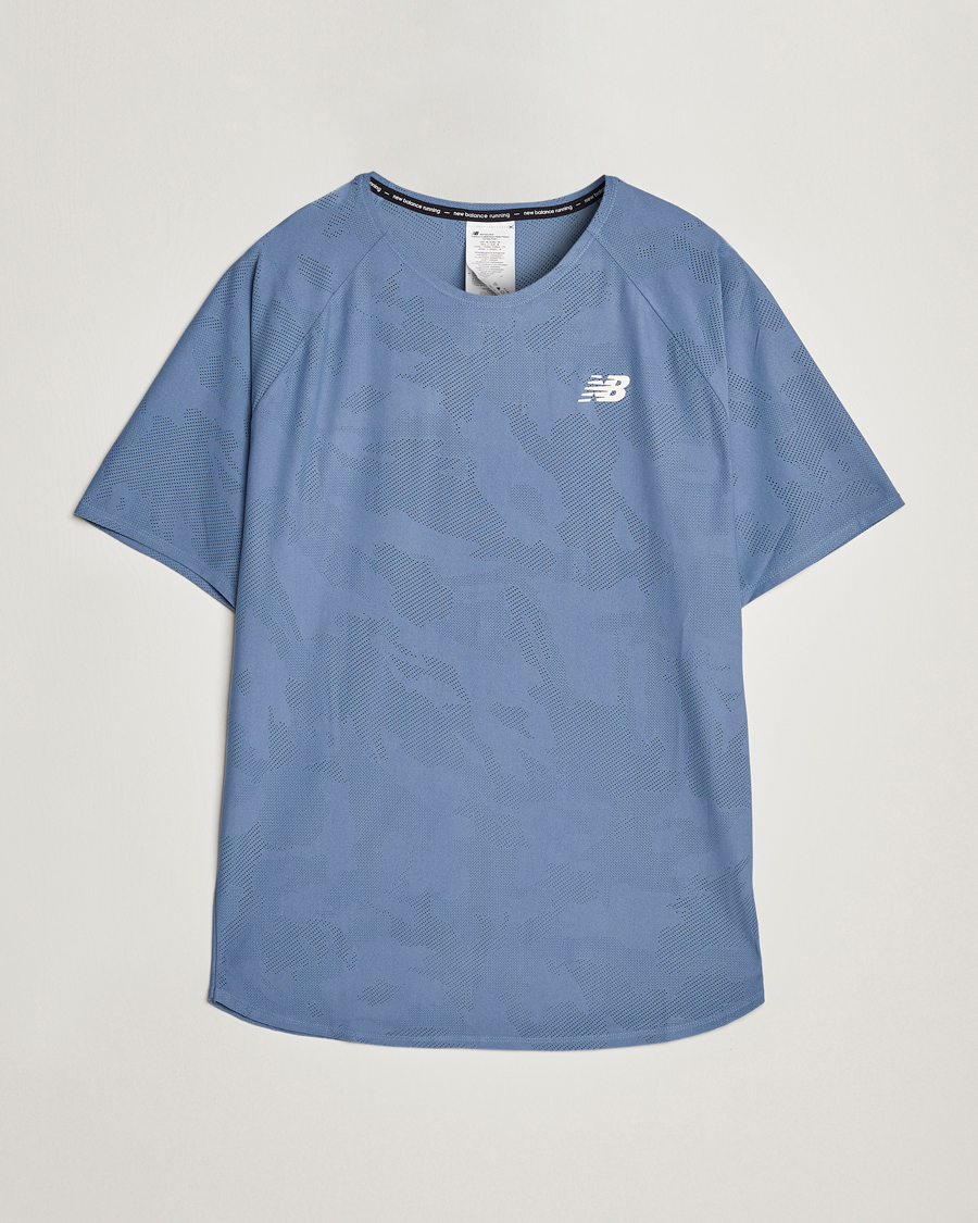 Homme | T-shirts | New Balance Running | Q Speed Jacquard T-Shirt Mercury Blue