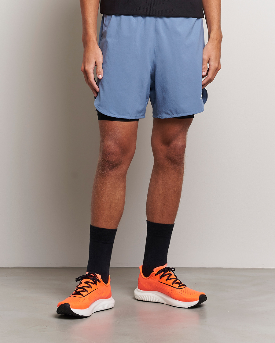 Homme | Shorts | New Balance | Running Q Speed 2 in 1 Shorts Mercury Blue