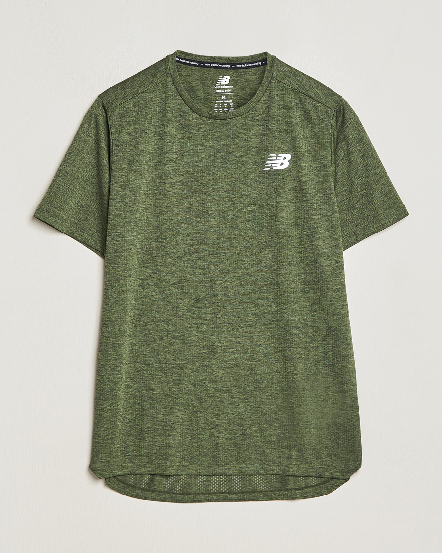 Homme | T-shirts | New Balance | Running Impact Run T-Shirt Kombu Heather