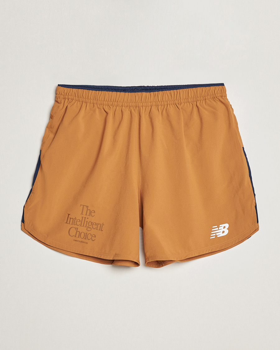 Homme | Shorts | New Balance Running | Impact Run 5 Inch Shorts Tobacco