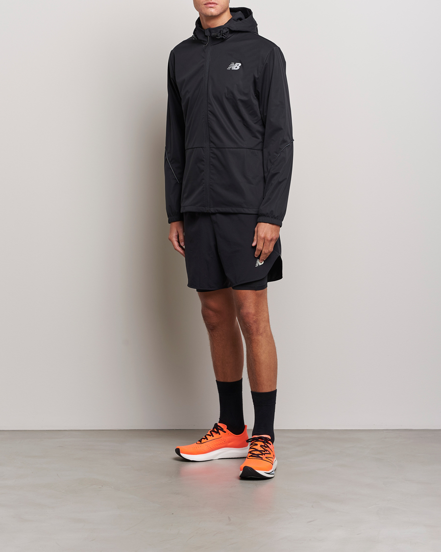 Homme | Manteaux Et Vestes | New Balance Running | Impact Run Water Defy Jacket Black
