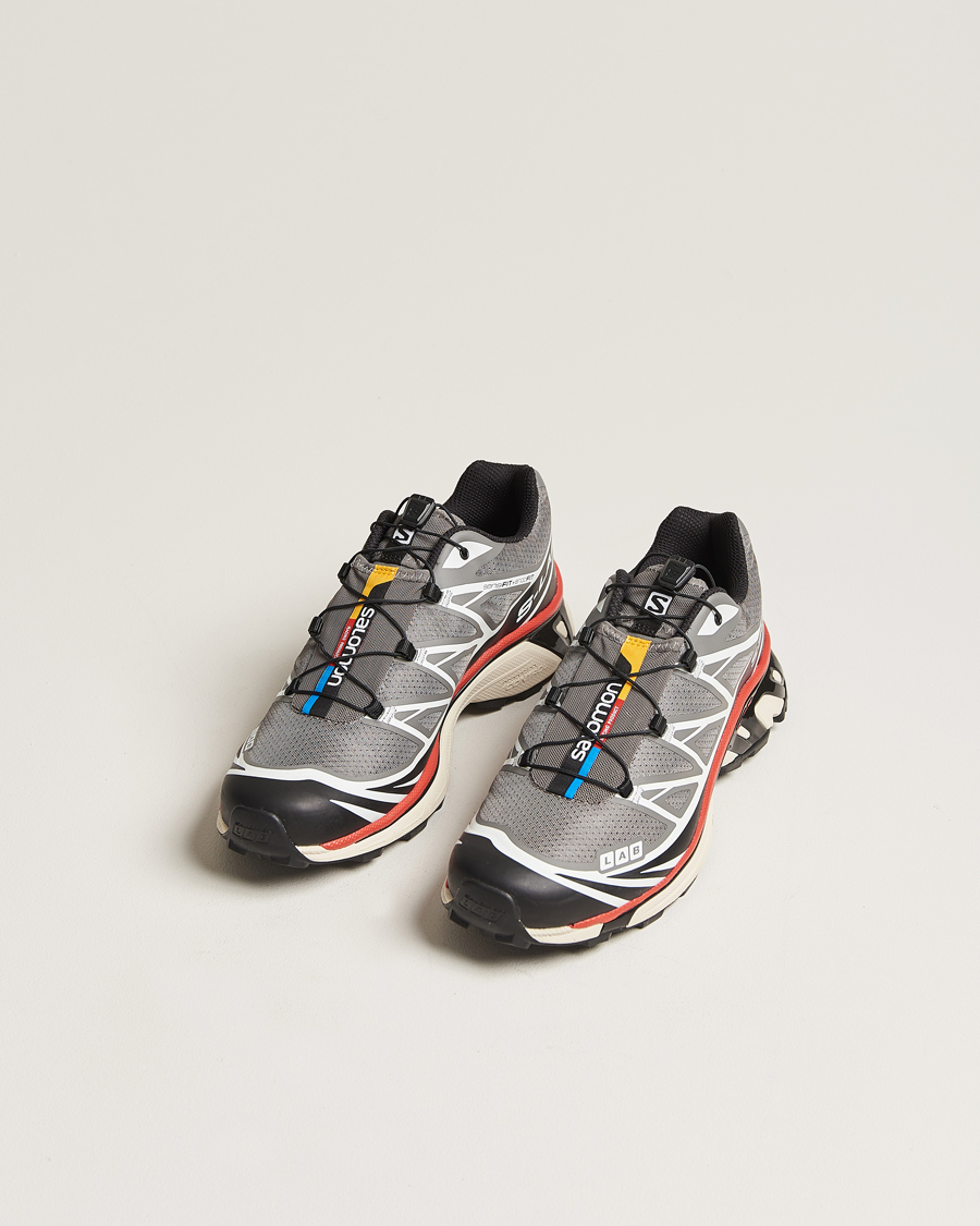 Heren | Salomon XT-6 Sneakers Pewter/Black | Salomon | XT-6 Sneakers Pewter/Black