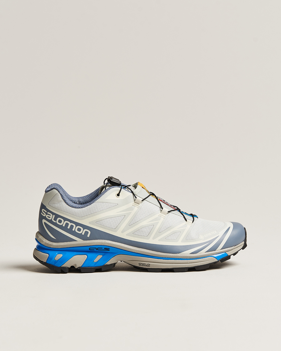 Homme | Salomon XT-6 GTX Sneakers Metal/Flintstone | Salomon | XT-6 GTX Sneakers Metal/Flintstone