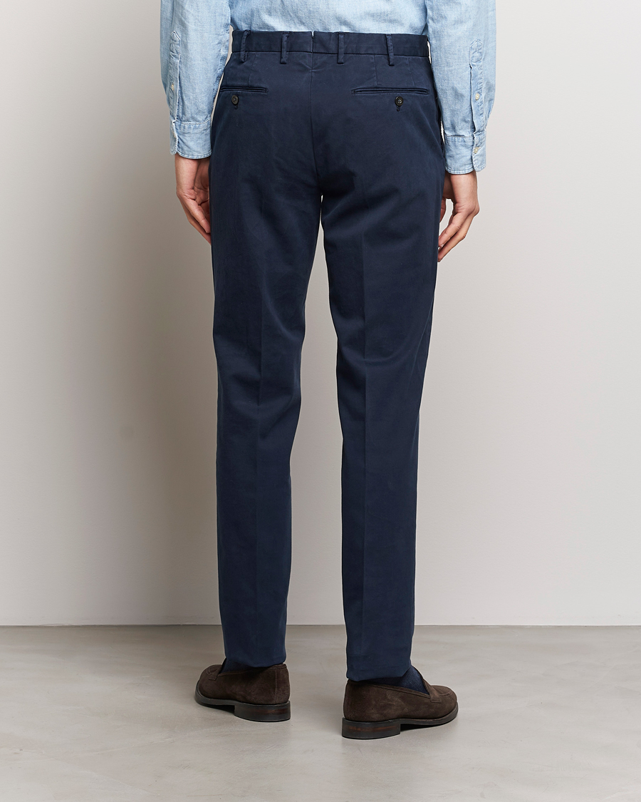 Homme | Pantalons | Incotex | Regular Fit Cotton Chinos Navy
