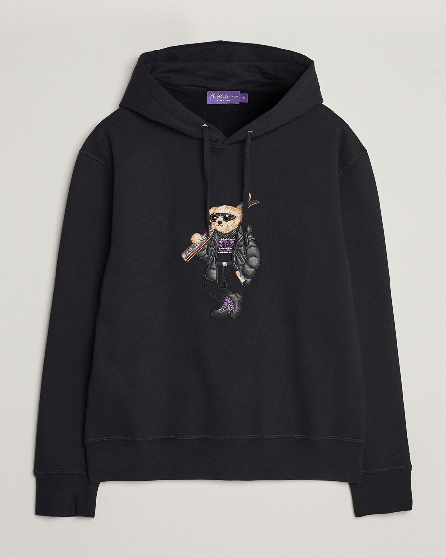 Homme | Pulls Et Tricots | Ralph Lauren Purple Label | Luxury Fleece Bear Hoodie Black
