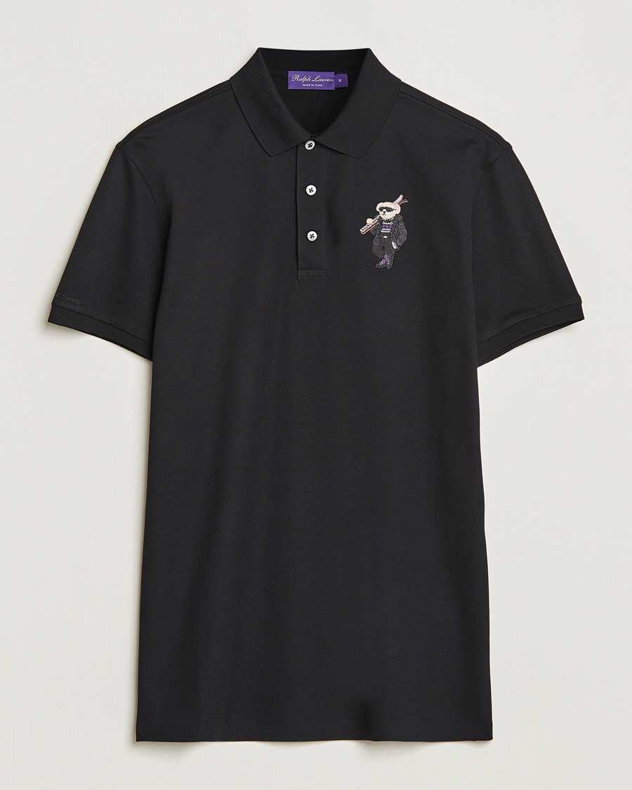 Heren | Polo's | Ralph Lauren Purple Label | Ski Bear Polo Black