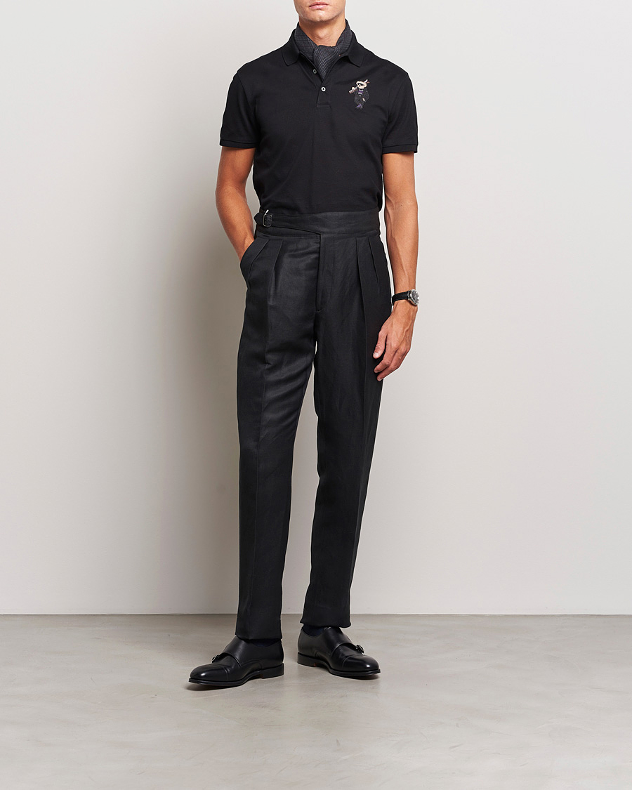 Heren | Polo's | Ralph Lauren Purple Label | Ski Bear Polo Black