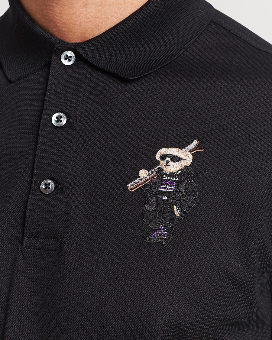 Heren | Polo's | Ralph Lauren Purple Label | Ski Bear Polo Black