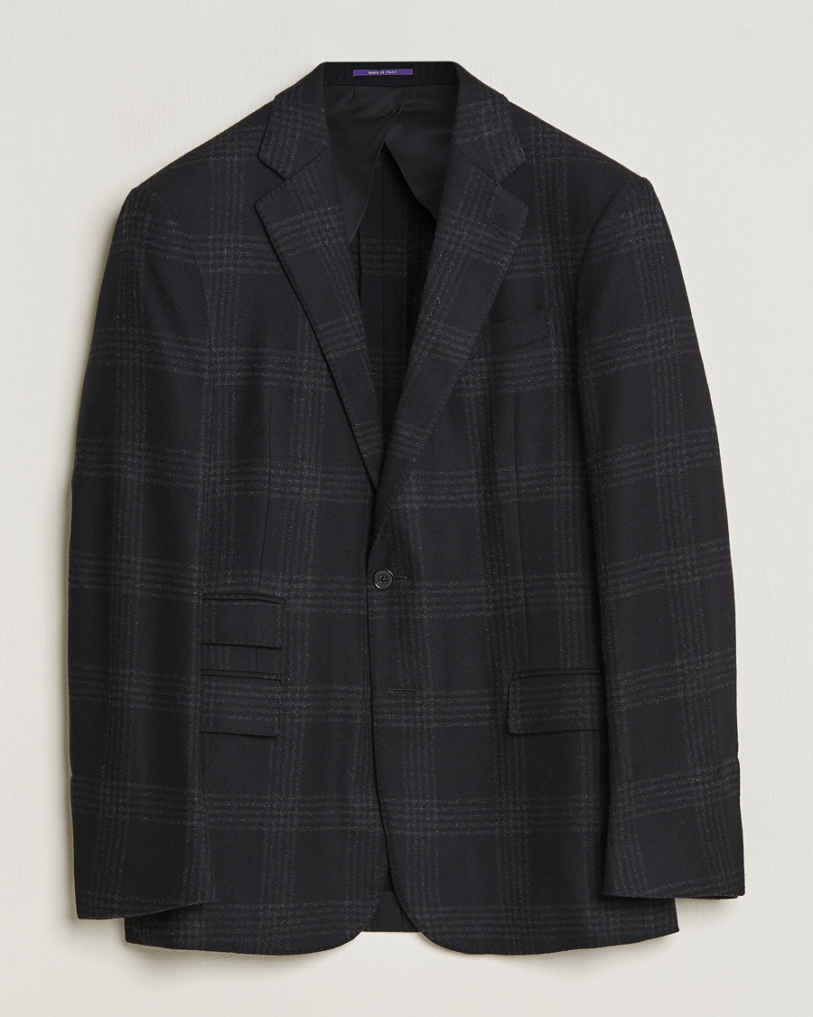 Homme | Blazers | Ralph Lauren Purple Label | Breasted Sportscoat Black