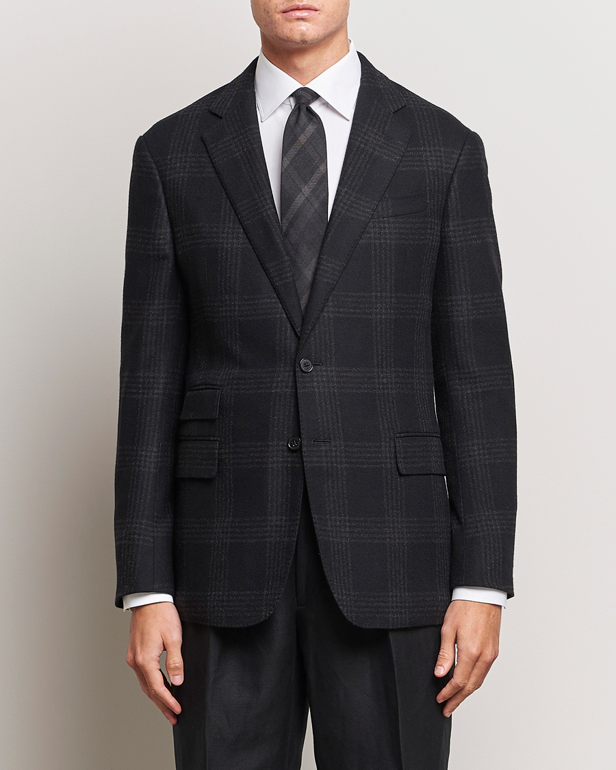 Homme | Blazers | Ralph Lauren Purple Label | Breasted Sportscoat Black