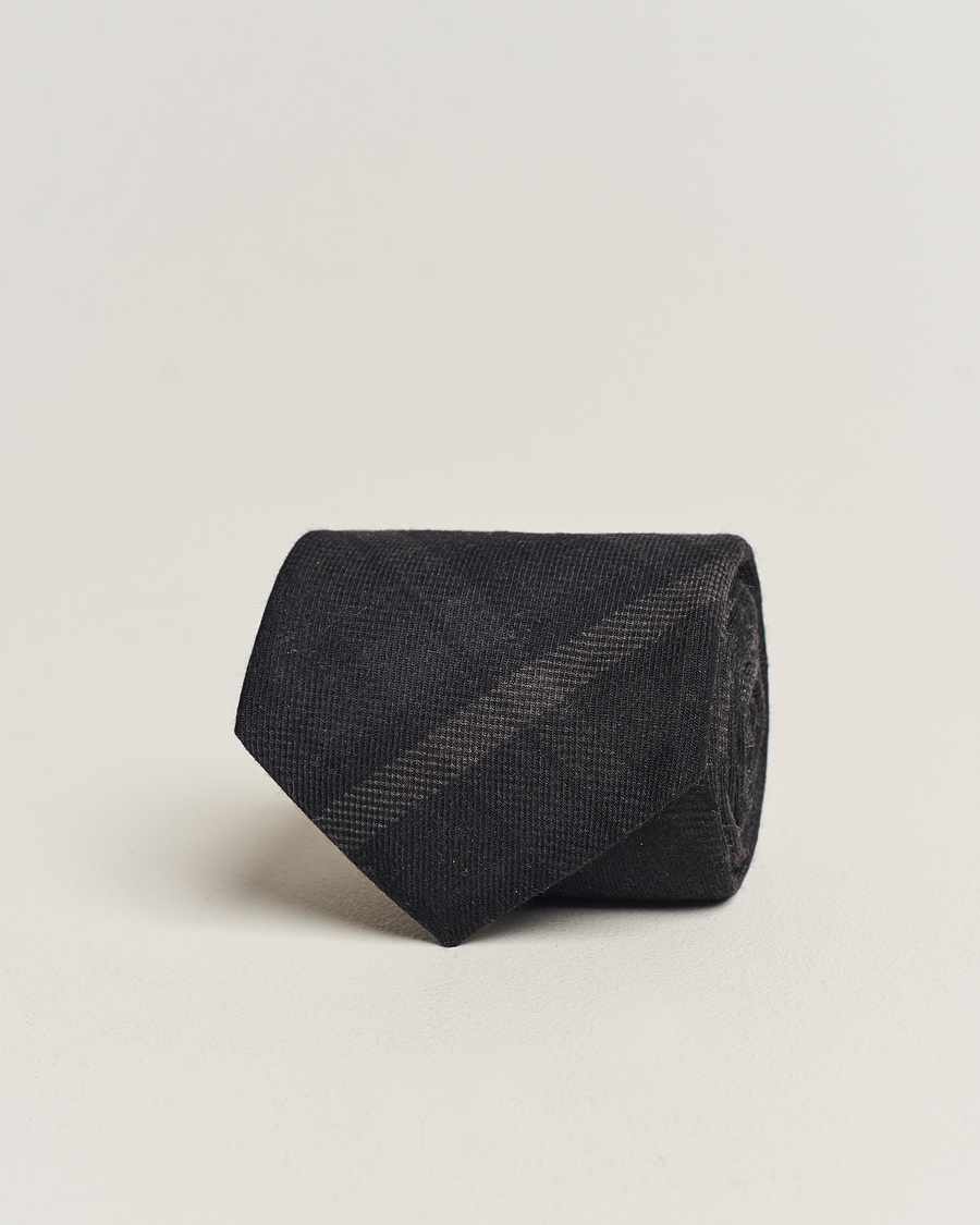 Homme | Ralph Lauren Purple Label Tonal Plaid Tie Dark Grey | Ralph Lauren Purple Label | Tonal Plaid Tie Dark Grey