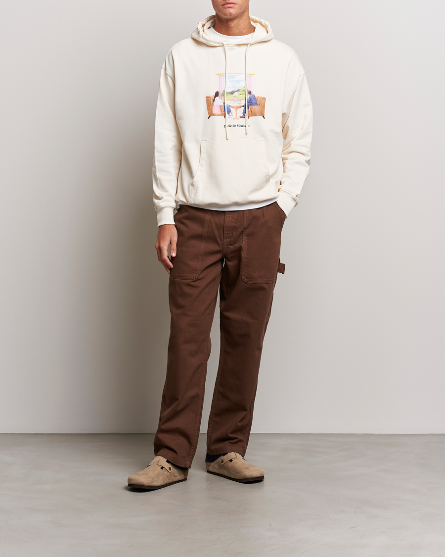 Homme | Pulls Et Tricots | Drôle de Monsieur | Voyage Hoodie Cream