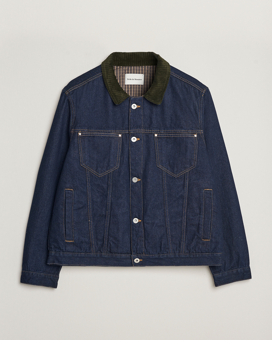 Homme | Manteaux Et Vestes | Drôle de Monsieur | Jean Brut Jacket Navy