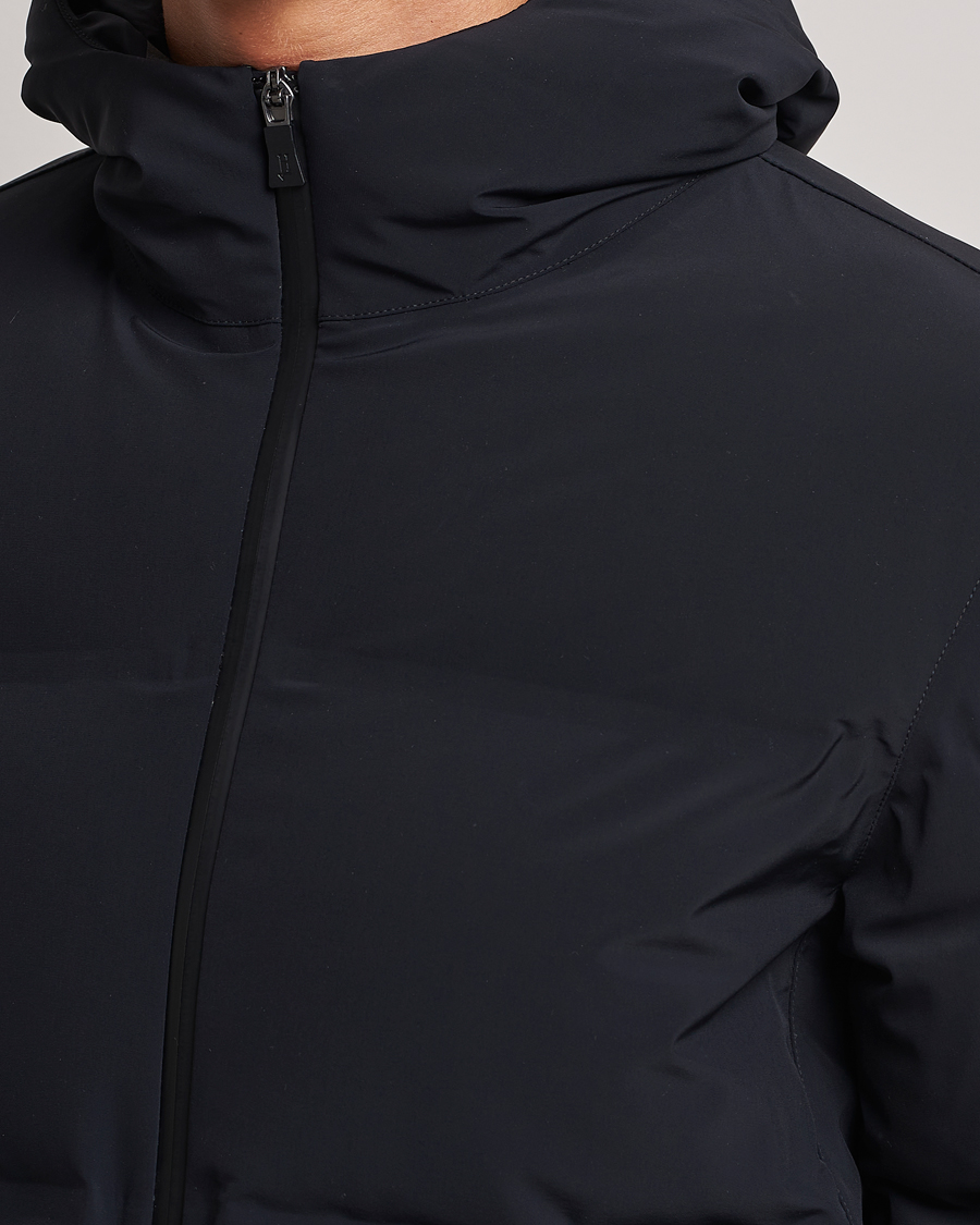 Homme | Manteaux Et Vestes | Herno | Laminar Stretch Nylon Down Coat Navy