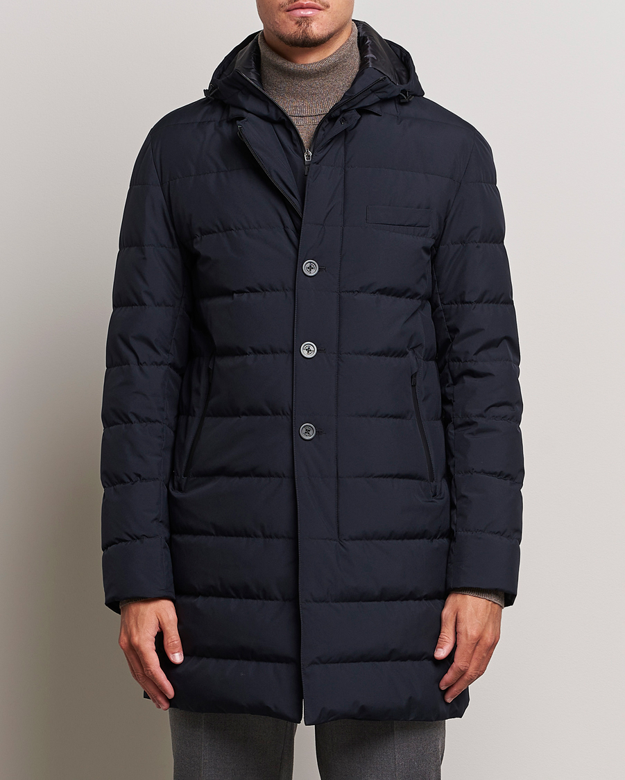 Homme | Manteaux Et Vestes | Herno | Laminar Down Coat Navy