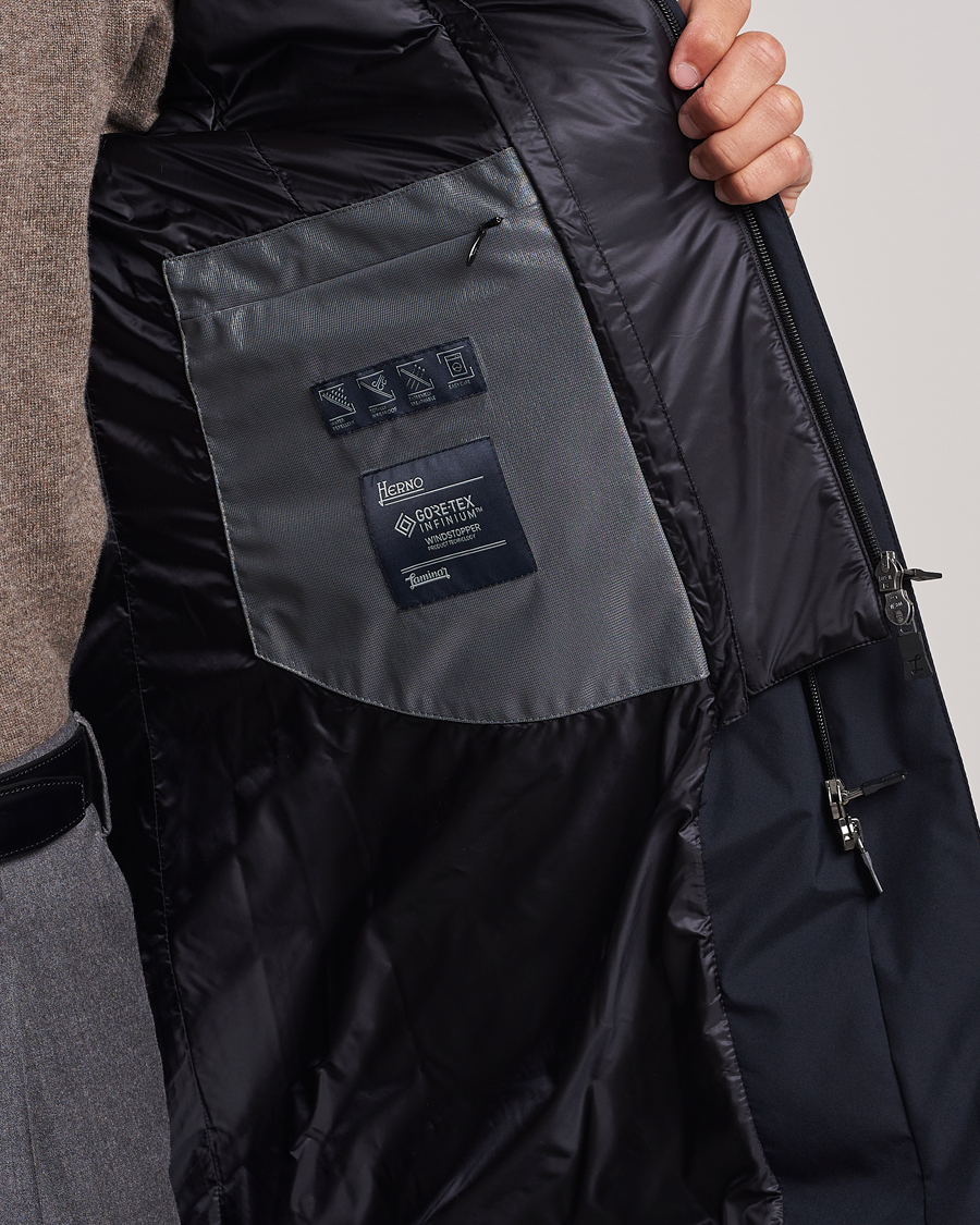 Homme | Manteaux Et Vestes | Herno | Laminar Down Coat Navy