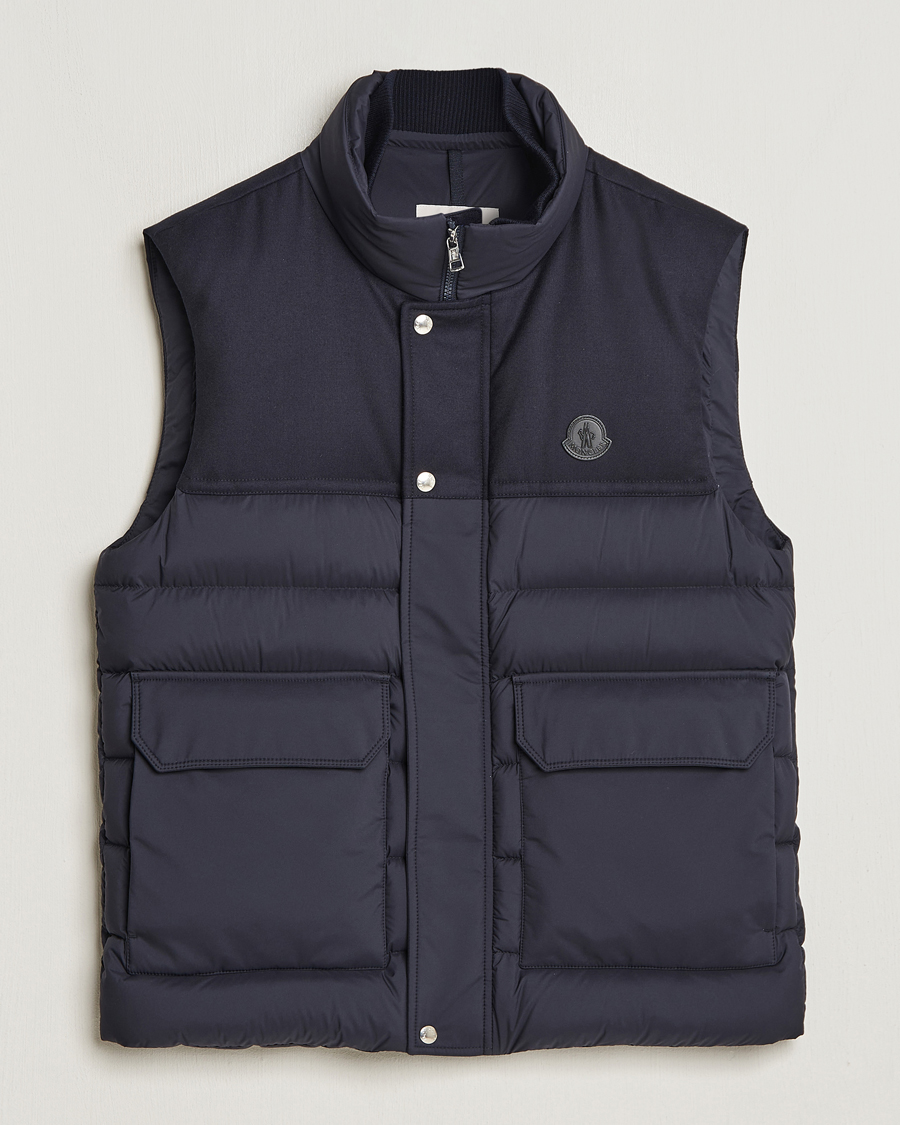 Homme | Manteaux Et Vestes | Moncler | Rance Down Vest Navy