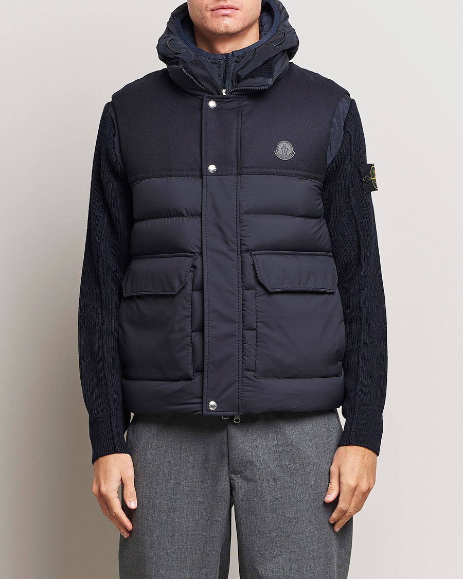 Homme | Manteaux Et Vestes | Moncler | Rance Down Vest Navy