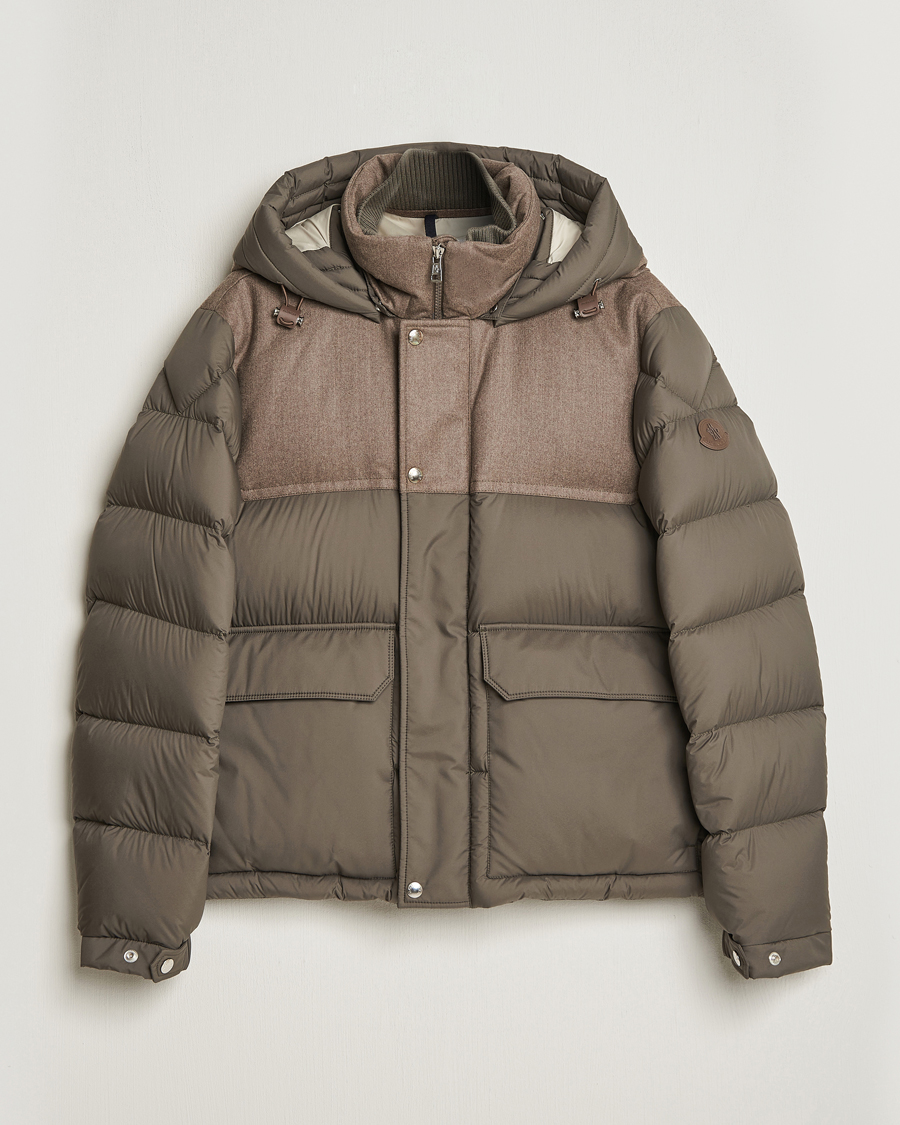 Homme | Manteaux Et Vestes | Moncler | Mussala Short Down Parka Taupe