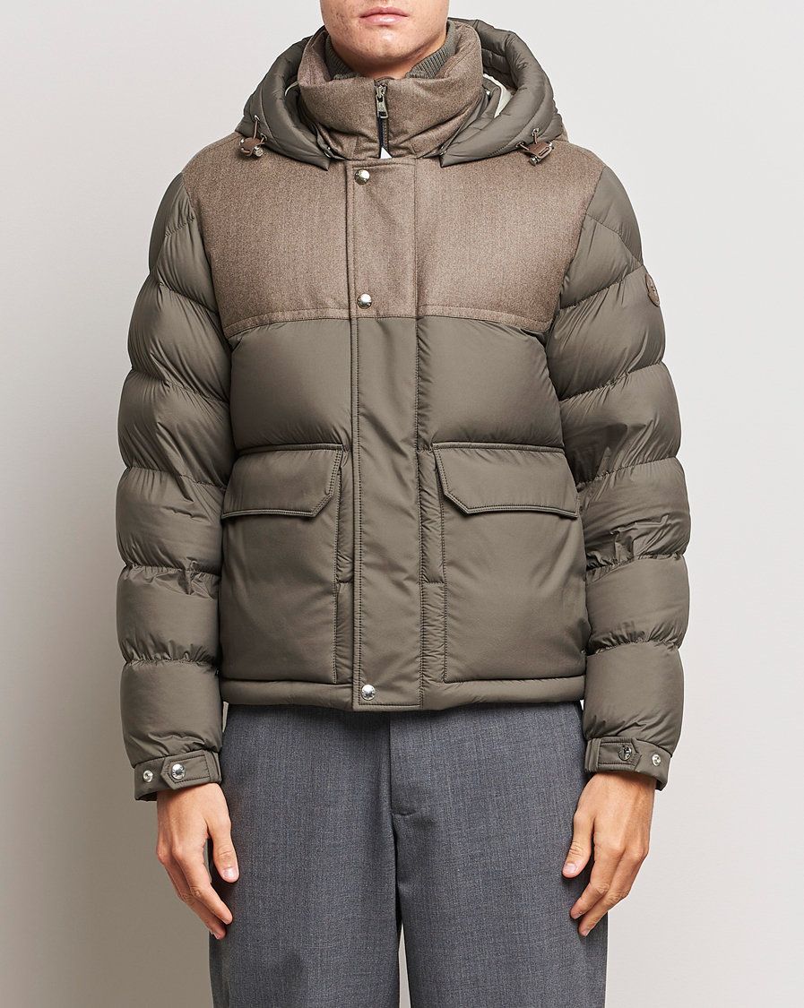 Homme | Manteaux Et Vestes | Moncler | Mussala Short Down Parka Taupe