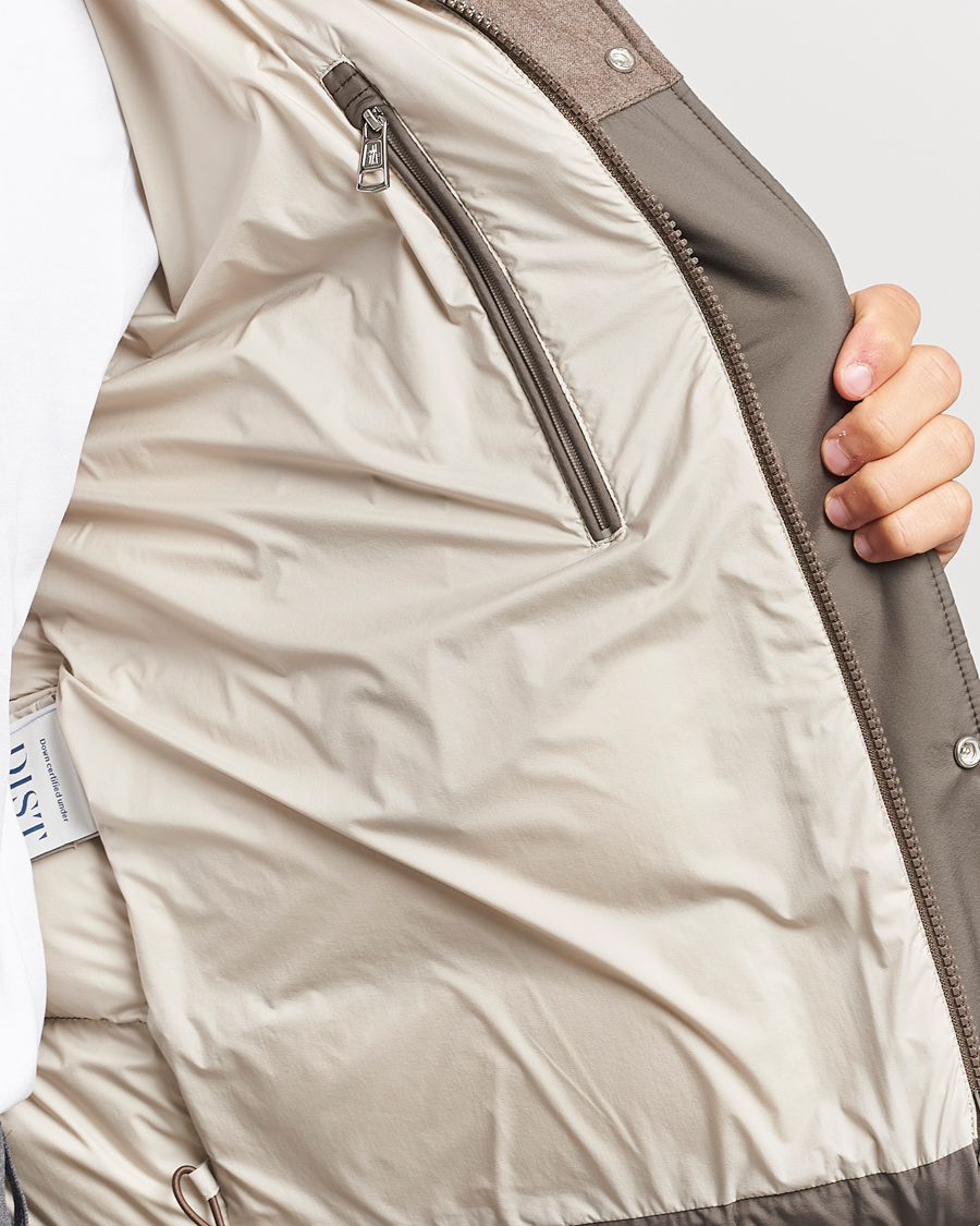 Homme | Manteaux Et Vestes | Moncler | Mussala Short Down Parka Taupe