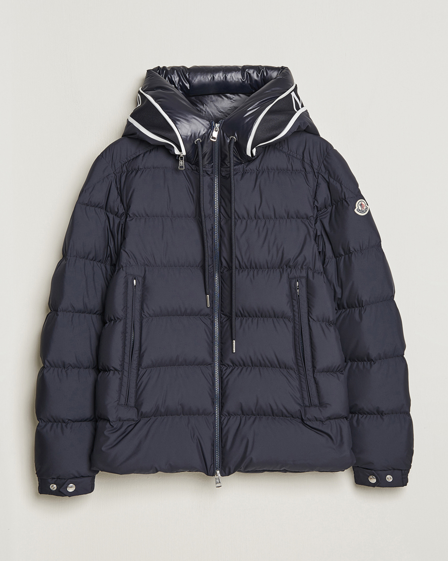 Homme | Manteaux Et Vestes | Moncler | Cardere Hooded Down Jacket Navy
