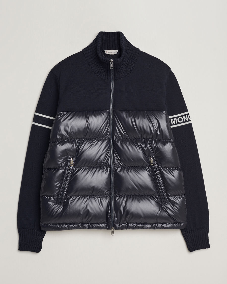 Homme | Manteaux Et Vestes | Moncler | Down Hybrid Jacket Navy