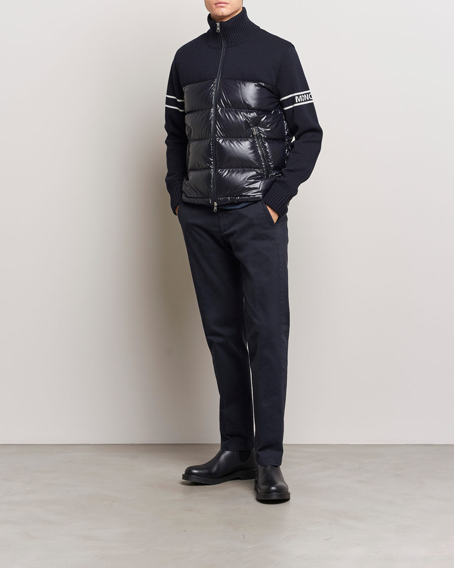 Homme | Manteaux Et Vestes | Moncler | Down Hybrid Jacket Navy