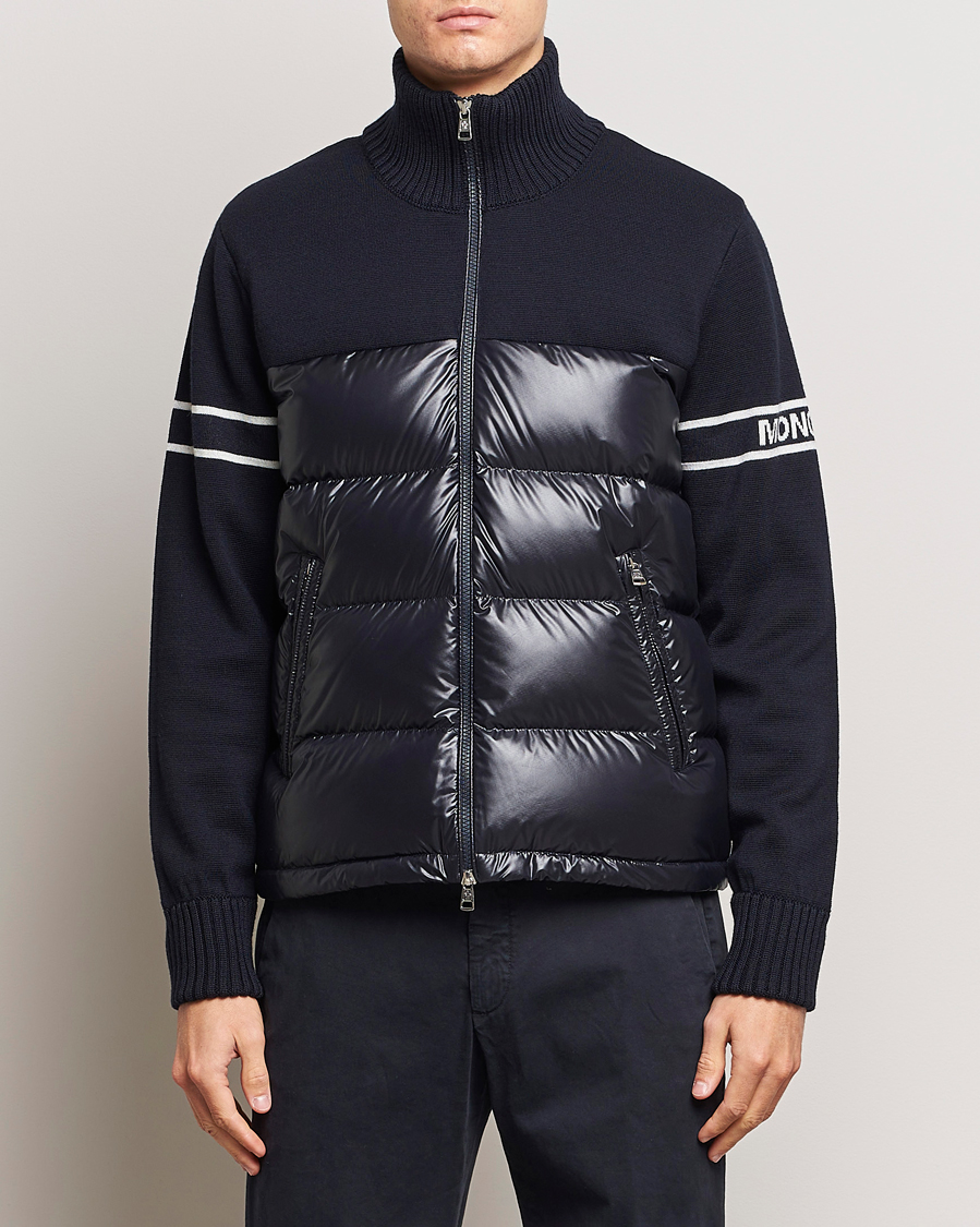 Homme | Manteaux Et Vestes | Moncler | Down Hybrid Jacket Navy