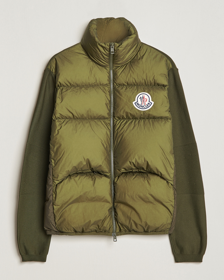 Homme | Pulls Et Tricots | Moncler | Hybrid Cardigan Military Green