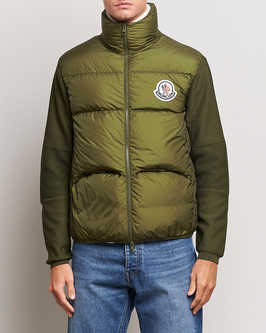 Homme | Pulls Et Tricots | Moncler | Hybrid Cardigan Military Green