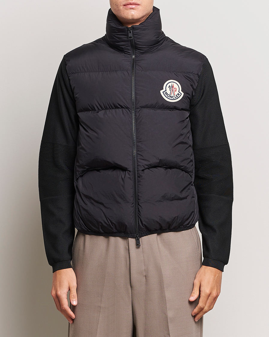 Homme | Pulls Et Tricots | Moncler | Hybrid Cardigan Black