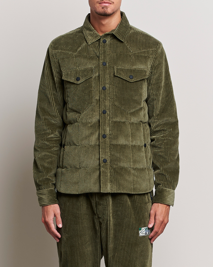 Homme | Manteaux Et Vestes | Moncler Grenoble | Gelt Corduroy Shirt Jacket Olive