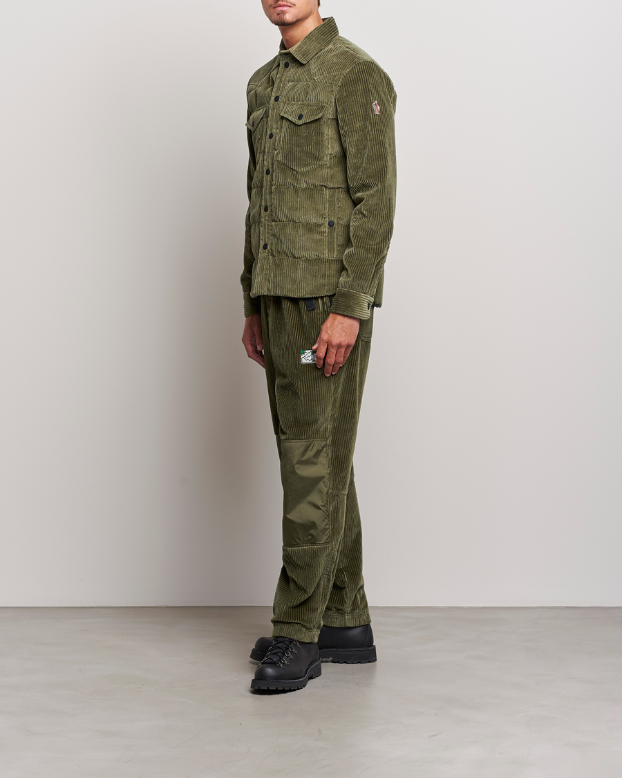 Homme | Pantalons | Moncler Grenoble | Tech Panel Corduroy Trousers Olive