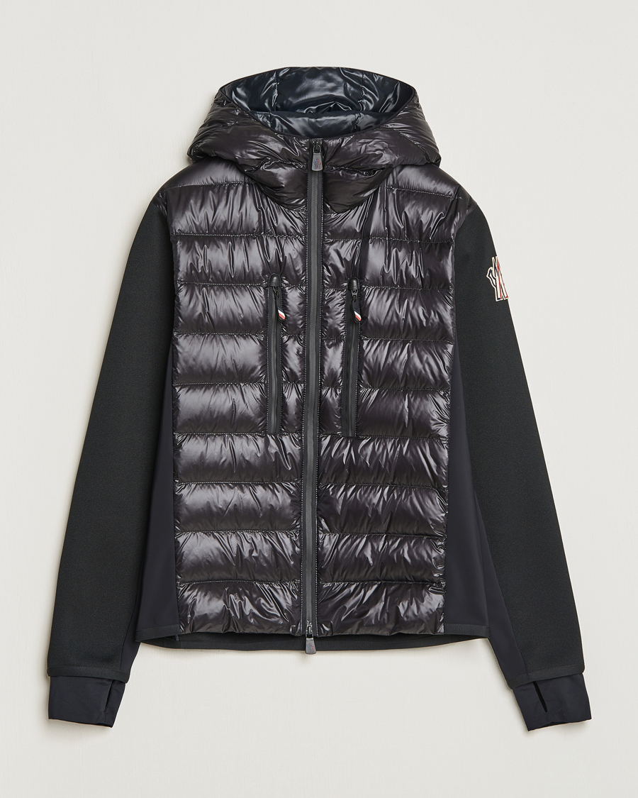 Homme | Pulls Et Tricots | Moncler Grenoble | Hybrid Zip Cardigan Black